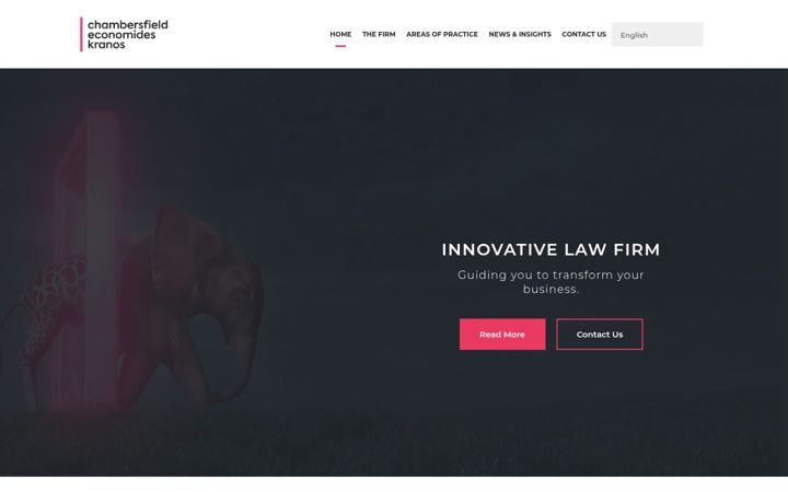 Screenshot of eklawyers.com