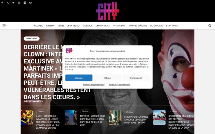 Screenshot stránky eklecty-city.fr