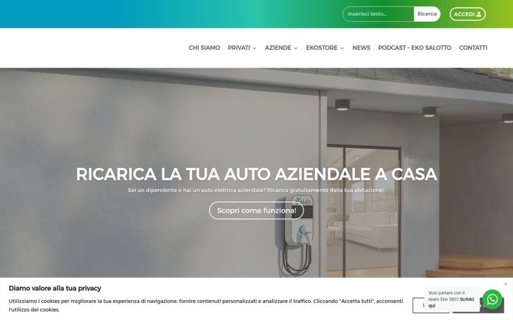 Screenshot von eko-360.it