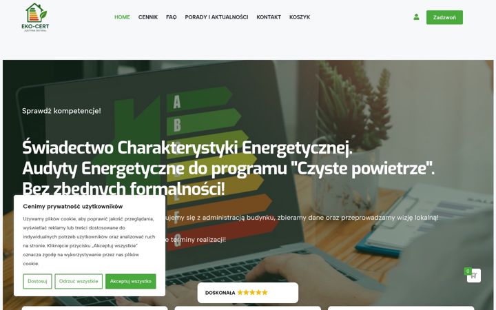 Screenshot of eko-cert.pl