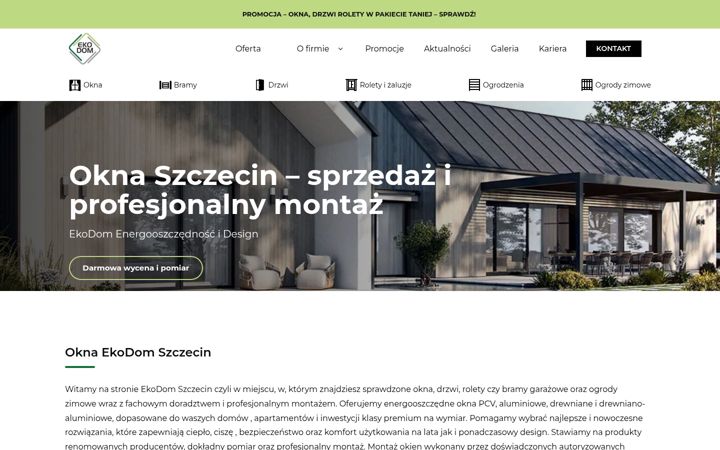 Screenshot ta' eko-dom.szczecin.pl