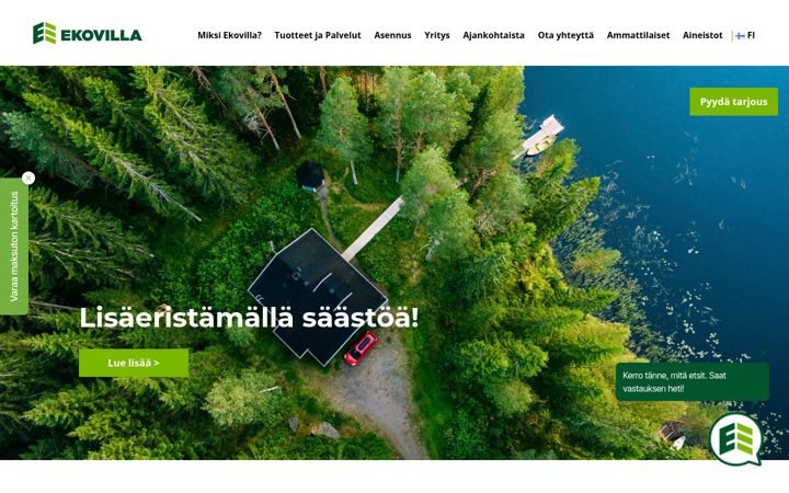 Екранна снимка на eko-expert.fi