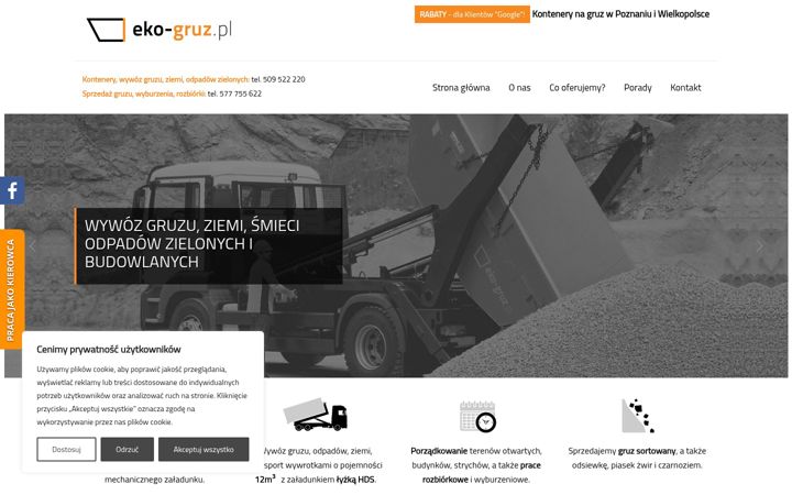 Screenshot of eko-gruz.pl