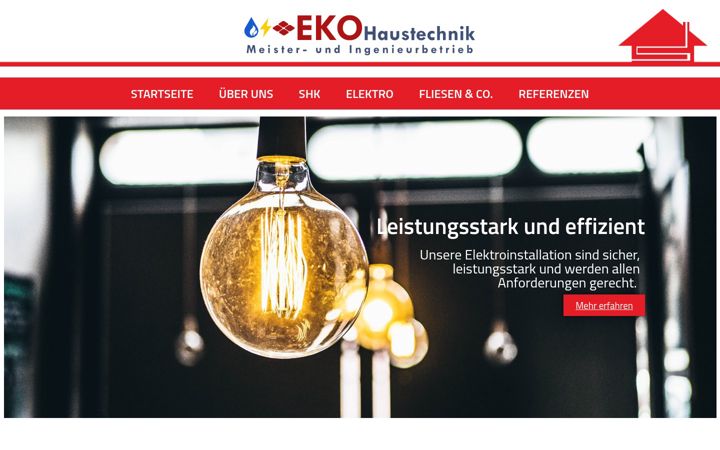 Screenshot of eko-haustechnik.com