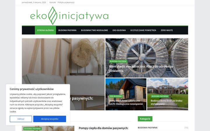 Screenshot ta' eko-inicjatywa.pl