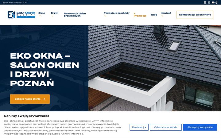 Screenshot ta' eko-okna.com.pl