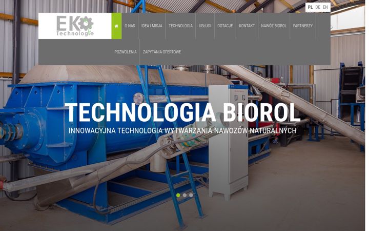 Zrzut ekranu eko-technologie.info