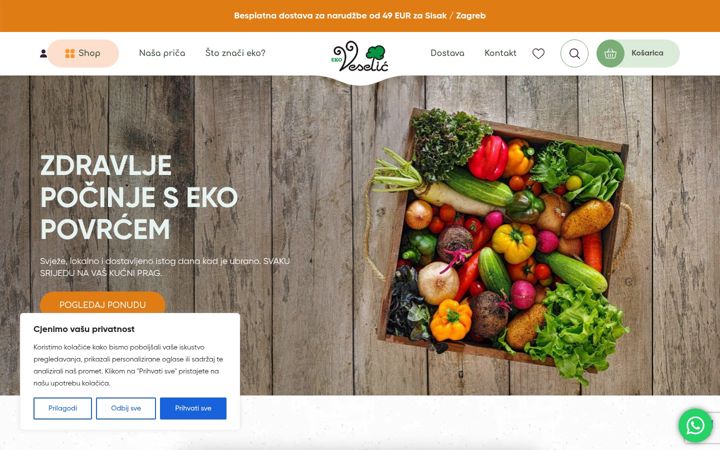 Screenshot of eko-veselic.com