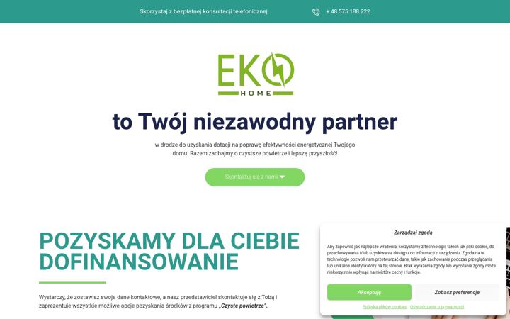 Screenshot ta' eko4home.pl