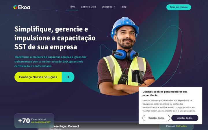 Skærmbillede af ekoaeducacao.com.br