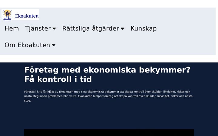 Skjermbilde av ekoakuten.se