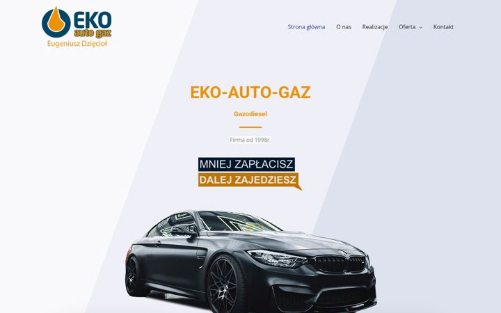 Screenshot ta' ekoautogaz.pl
