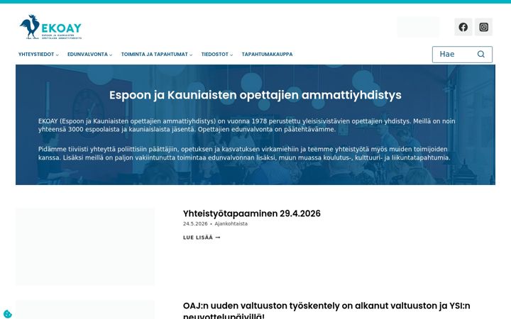 Екранна снимка на ekoay.fi