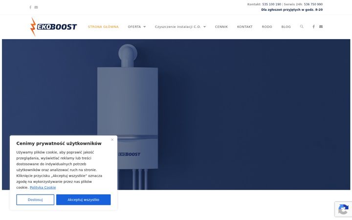 Screenshot ta' ekoboost.pl