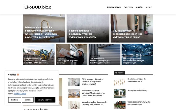 Screenshot of ekobud.biz.pl