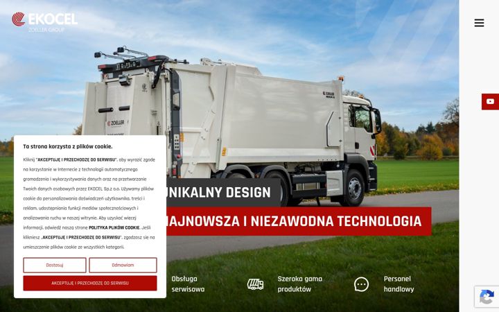 Screenshot ta' ekocel.pl