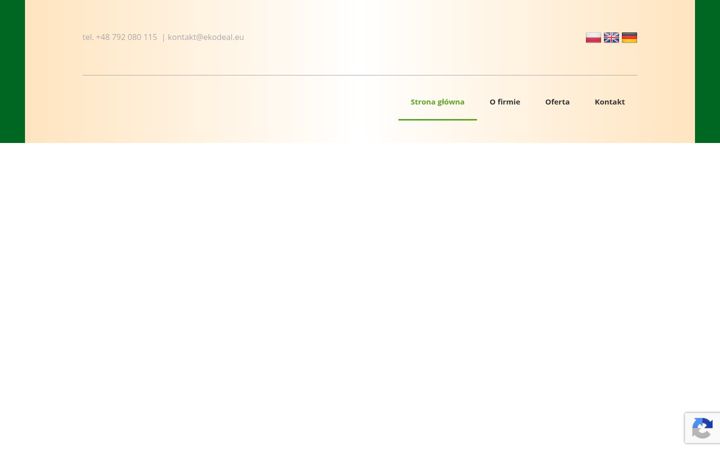 Skärmbild av ekodeal.eu
