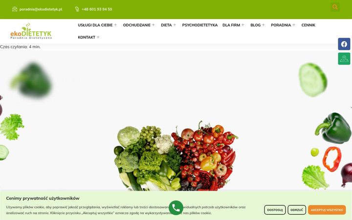 Screenshot of ekodietetyk.pl