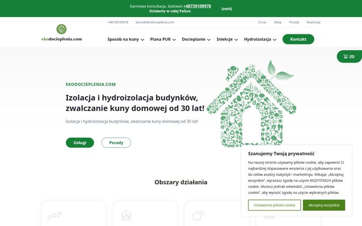 Screenshot of ekodocieplenia.com