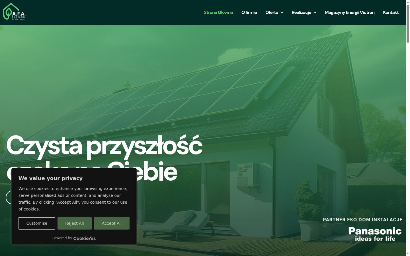 Sutikimo reklamjuostės, rodytos prieš bet kokią sąveiką, ekrano kopija
