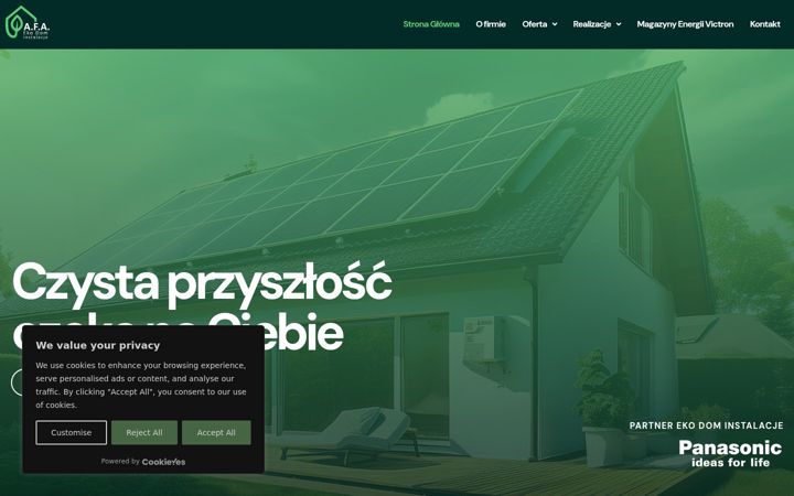 Snímek obrazovky ekodominstalacje.pl