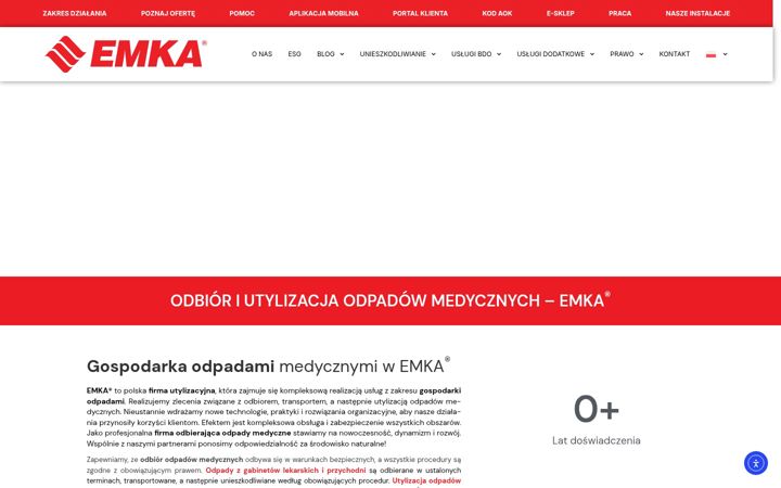 Snímek obrazovky ekoemka.com.pl