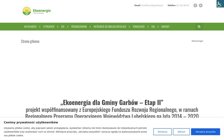 Screenshot of ekoenergiagarbow.pl