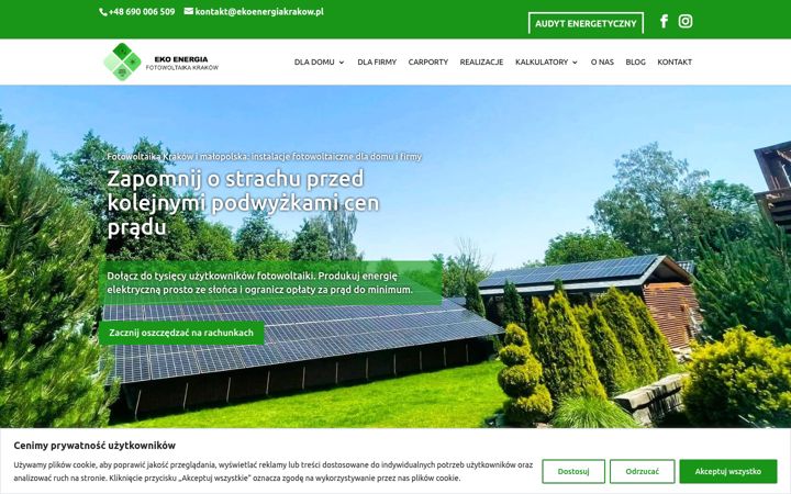 Screenshot of ekoenergiakrakow.pl