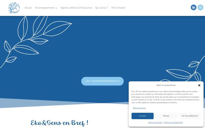Screenshot stránky ekoetsens.fr
