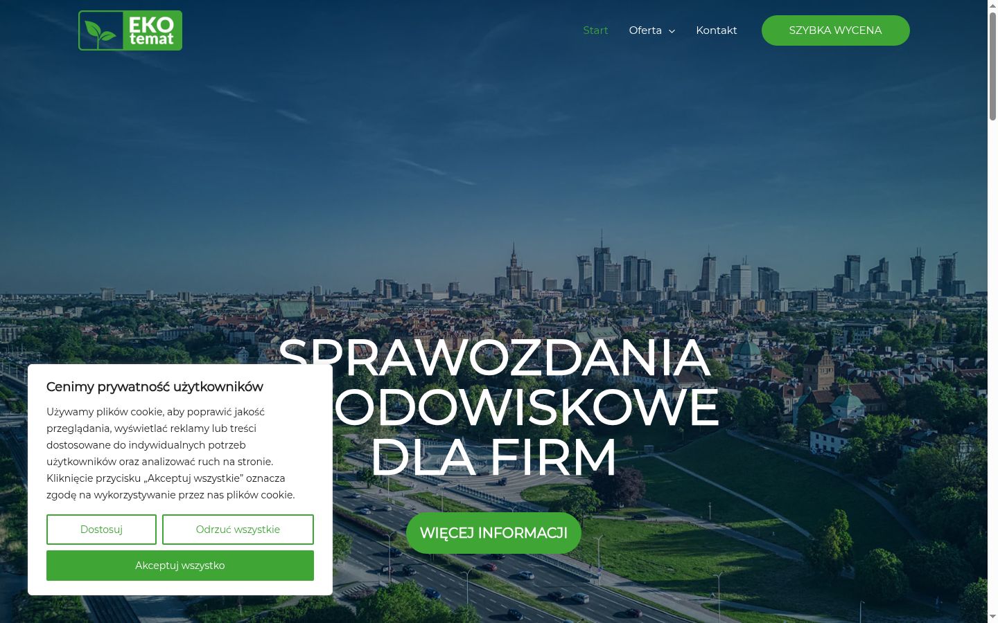 Snímek obrazovky baneru souhlasu zobrazeného před jakoukoli interakcí