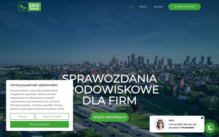 Screenshot of ekoewidencje.pl