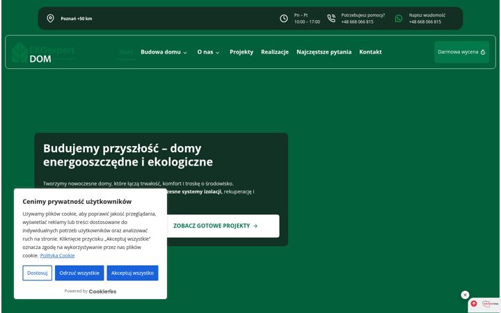 Screenshot of ekoexpertdom.pl