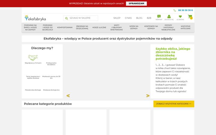 Screenshot of ekofabryka.com.pl
