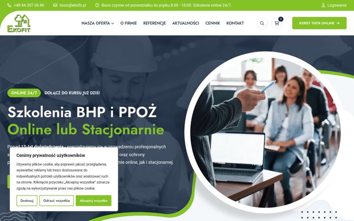Screenshot of ekofit.pl