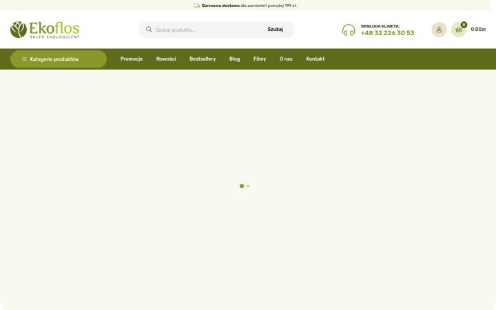 Screenshot of ekoflos.pl