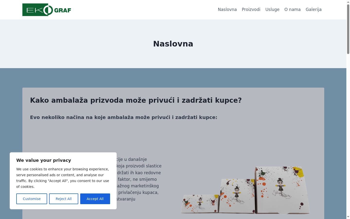 Snímka obrazovky banera súhlasu zobrazeného pred akoukoľvek interakciou