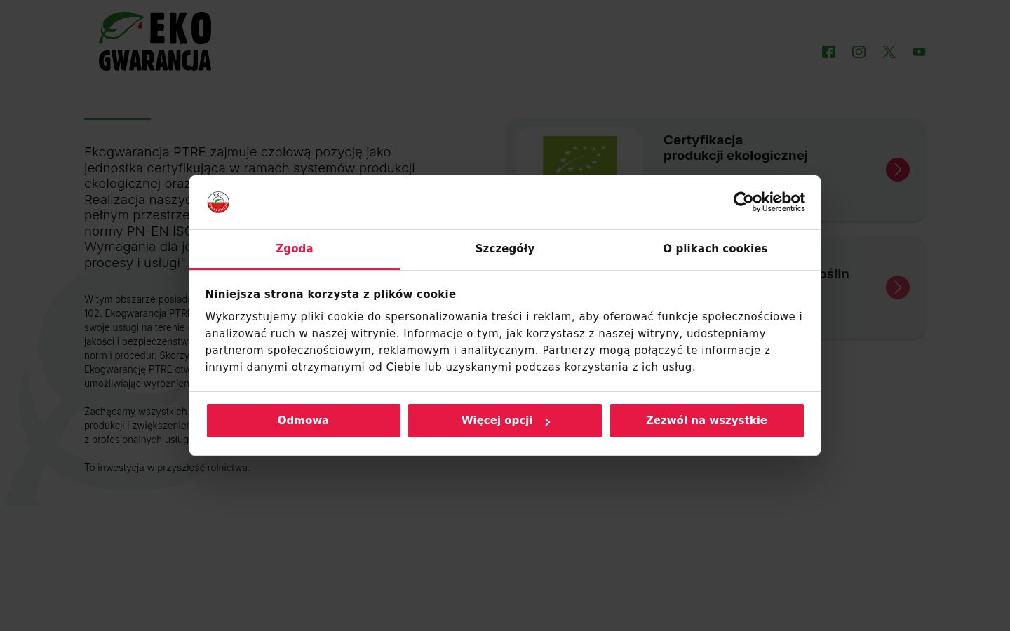 Snímek obrazovky baneru souhlasu zobrazeného před jakoukoli interakcí