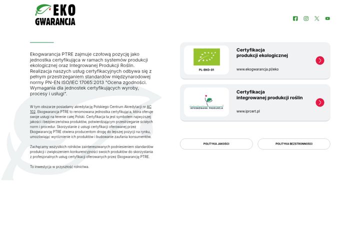 Screenshot of ekogwarancja.pl