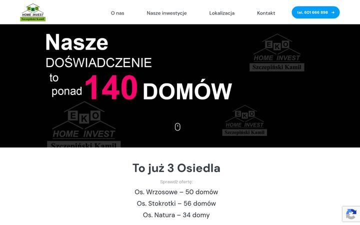 Screenshot of ekohomeinvest.pl