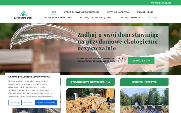 Screenshot of ekohydrobud.pl