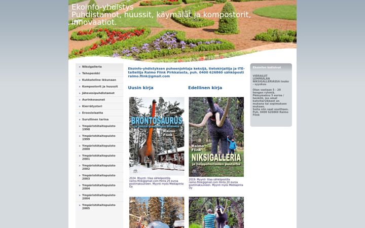 Екранна снимка на ekoinfo.fi