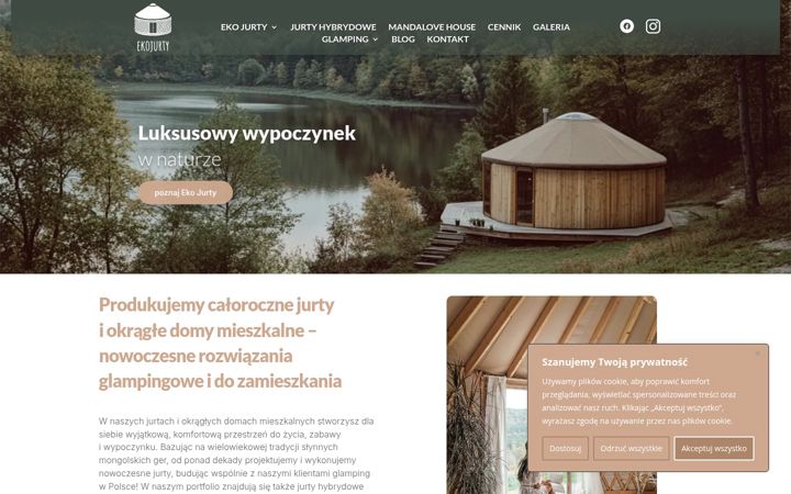 Snímek obrazovky ekojurty.pl