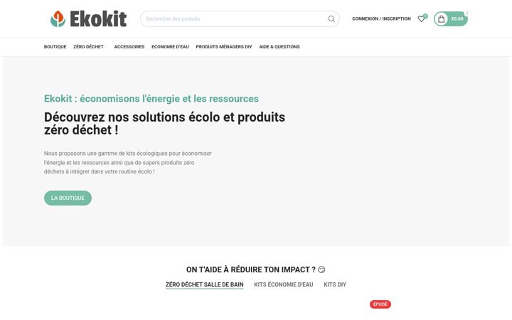 Screenshot stránky ekokit.fr