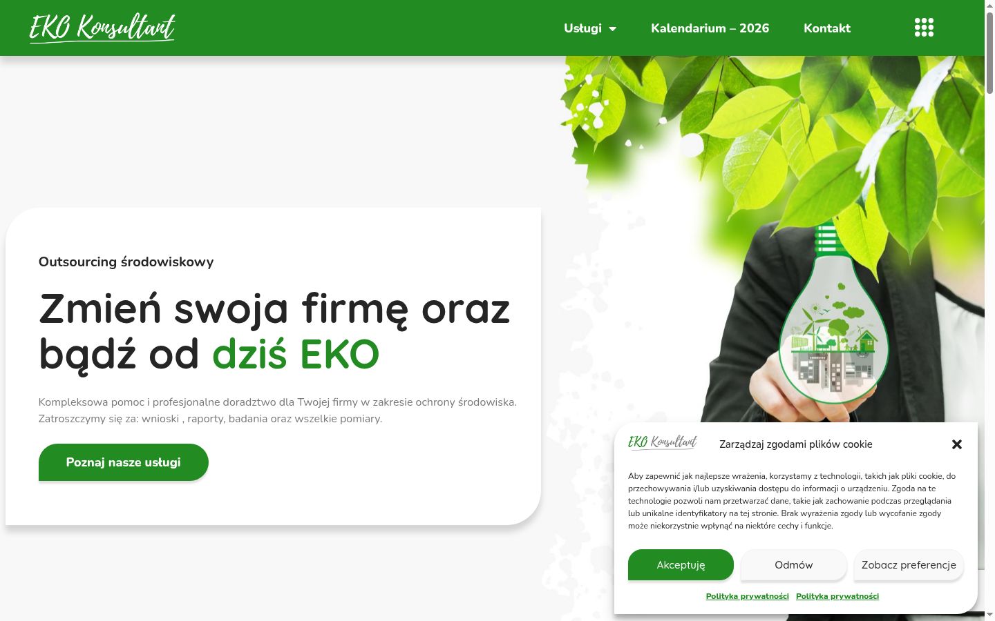 Snímek obrazovky baneru souhlasu zobrazeného před jakoukoli interakcí