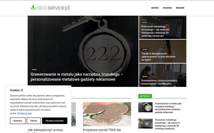 Screenshot of ekol-service.pl
