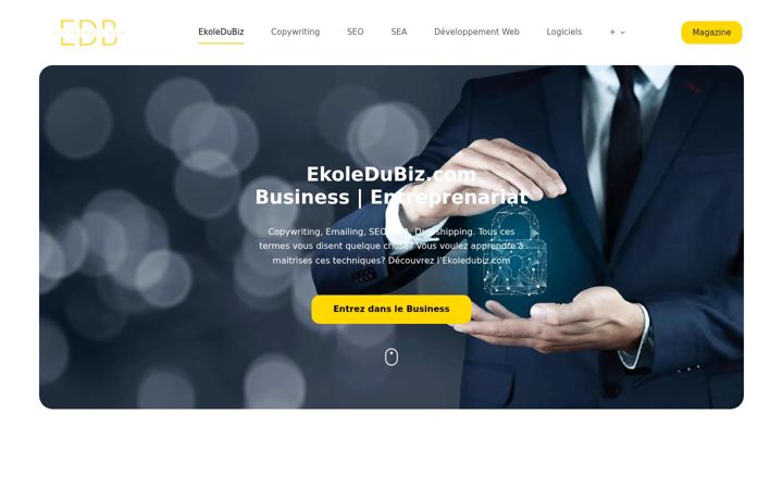 Screenshot of ekoledubiz.com