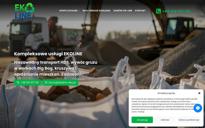 Screenshot of ekoline-eko.pl
