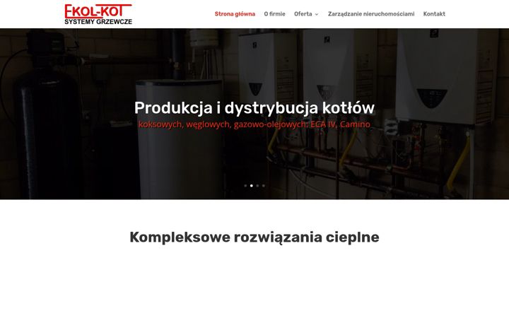 Snímek obrazovky ekolkot.pl