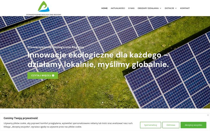Snímek obrazovky ekologiczne-regiony.org