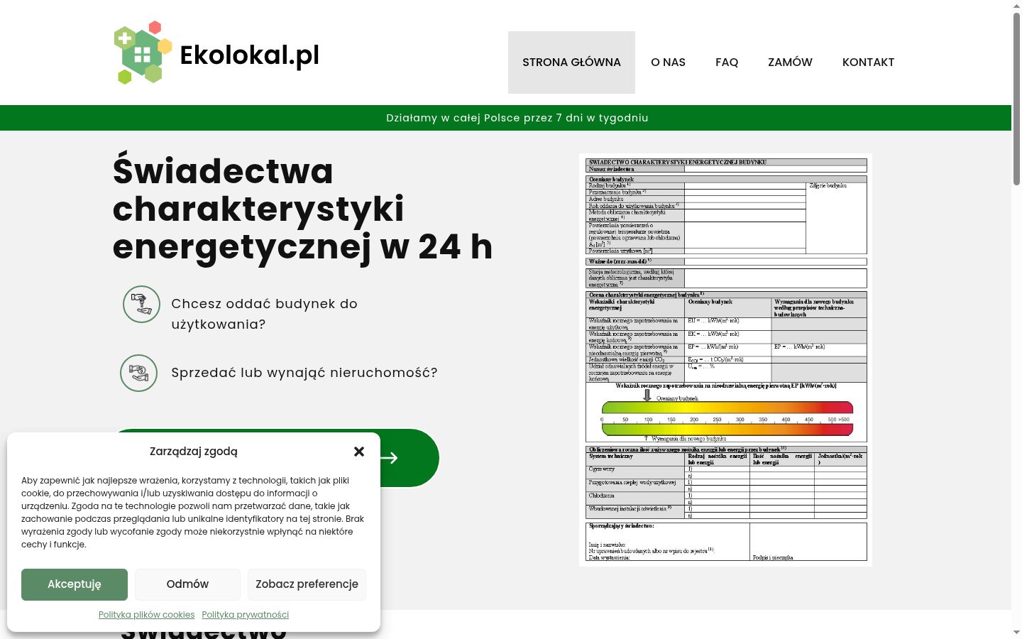 Snímek obrazovky baneru souhlasu zobrazeného před jakoukoli interakcí